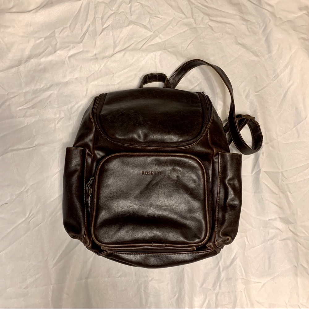 Vintage Rosetti mini leather backpack